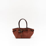 NOA MINI - Mini suede tote bag