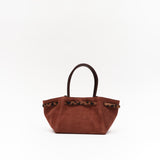 NOA MINI - Mini suede tote bag