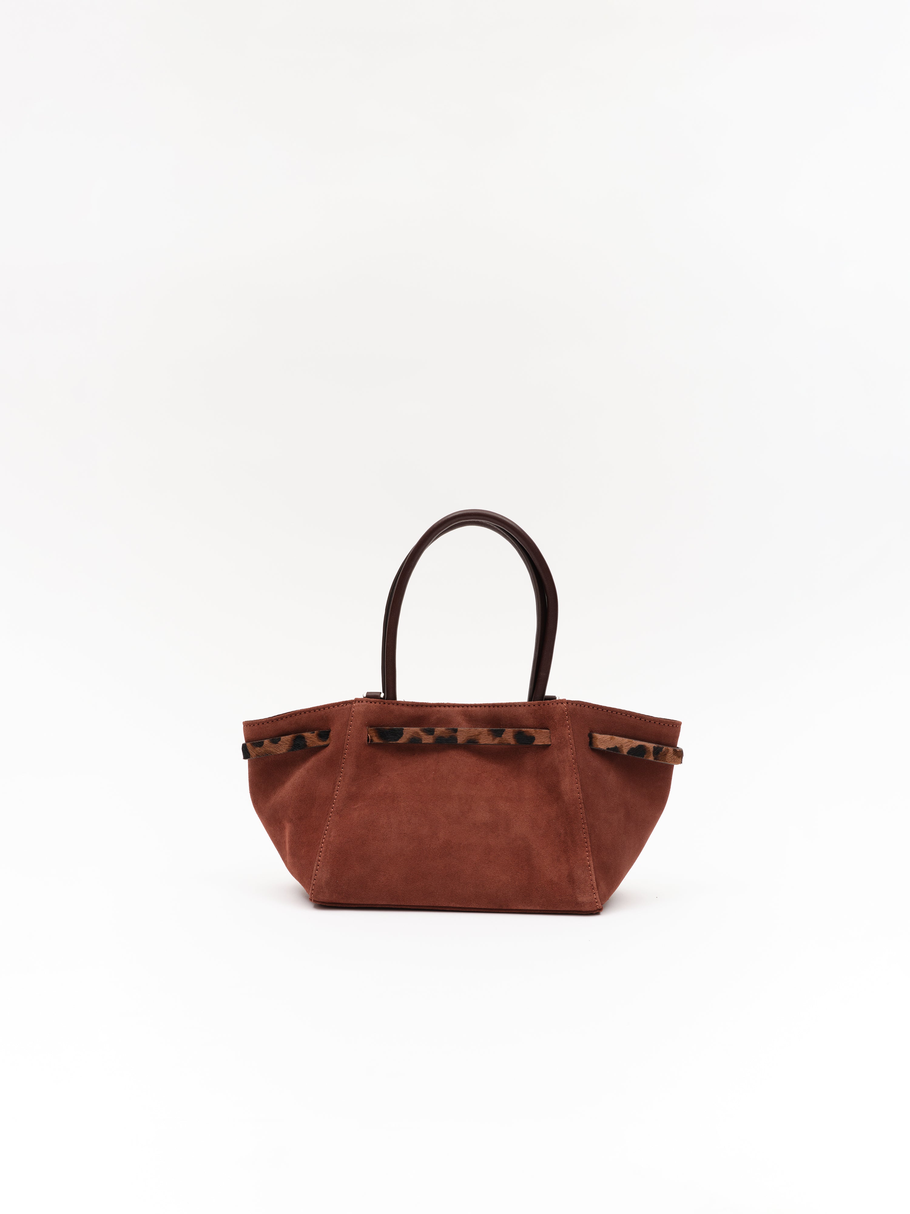 NOA MINI - Mini suede tote bag