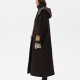 WILMA - Long oversized wool coat