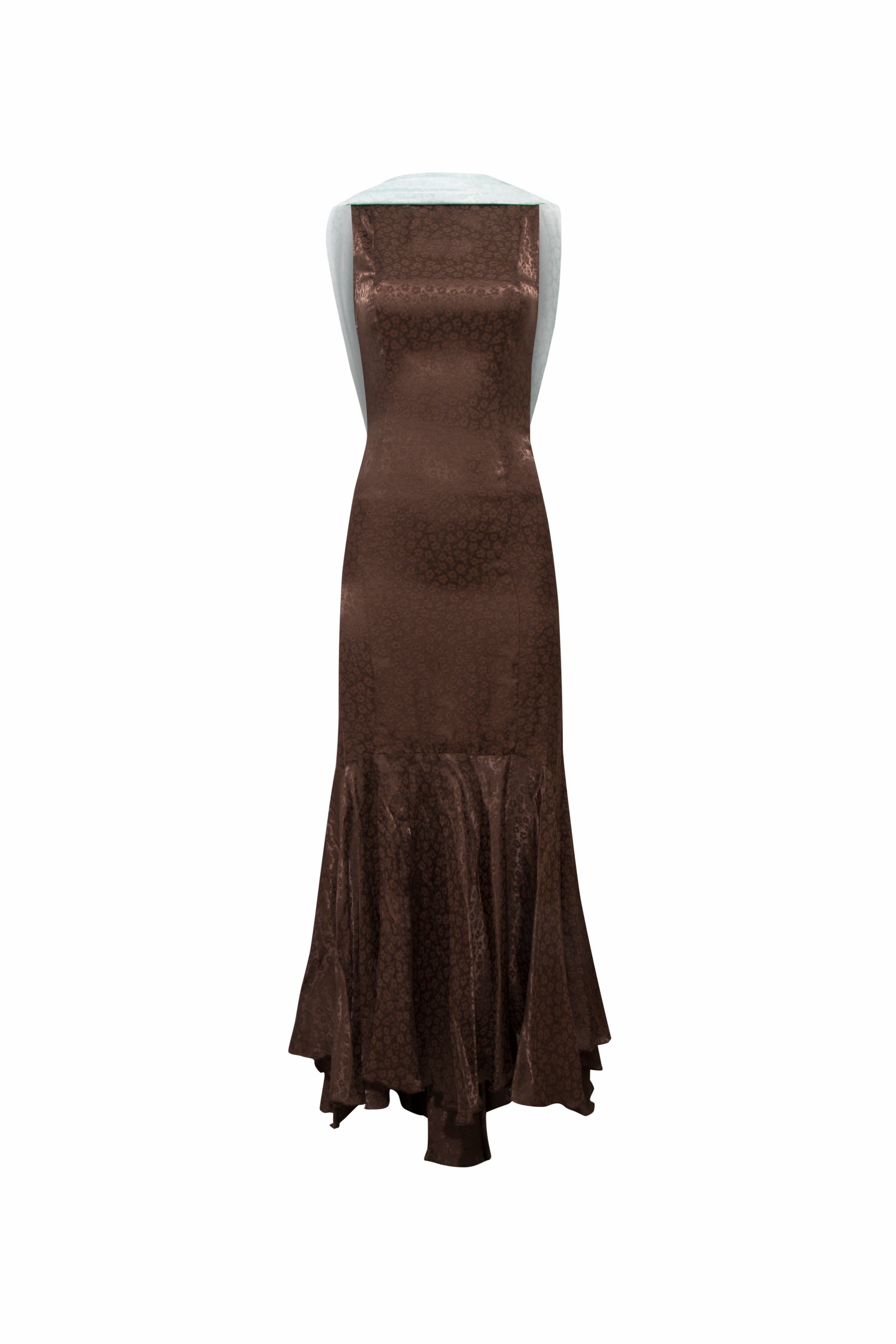 manon maxi dress Z Supply Sandstone Manon Satin Maxi Dress