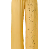 AURILIE - Bead-embellished crop leg pants