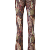 FLO - Printed flare leg pants