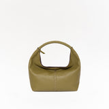 MINI GALIA - Mini tote bag with woven handle and removable tassel charm