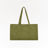 BRISA - Contrast leather tote bag