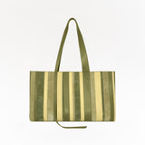 BRISA - Contrast leather tote bag