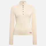 ELORA - High neck cashmere-wool knit