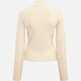 ELORA - High neck cashmere-wool knit