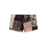 AFRA - Low-rise printed velvet mini shorts