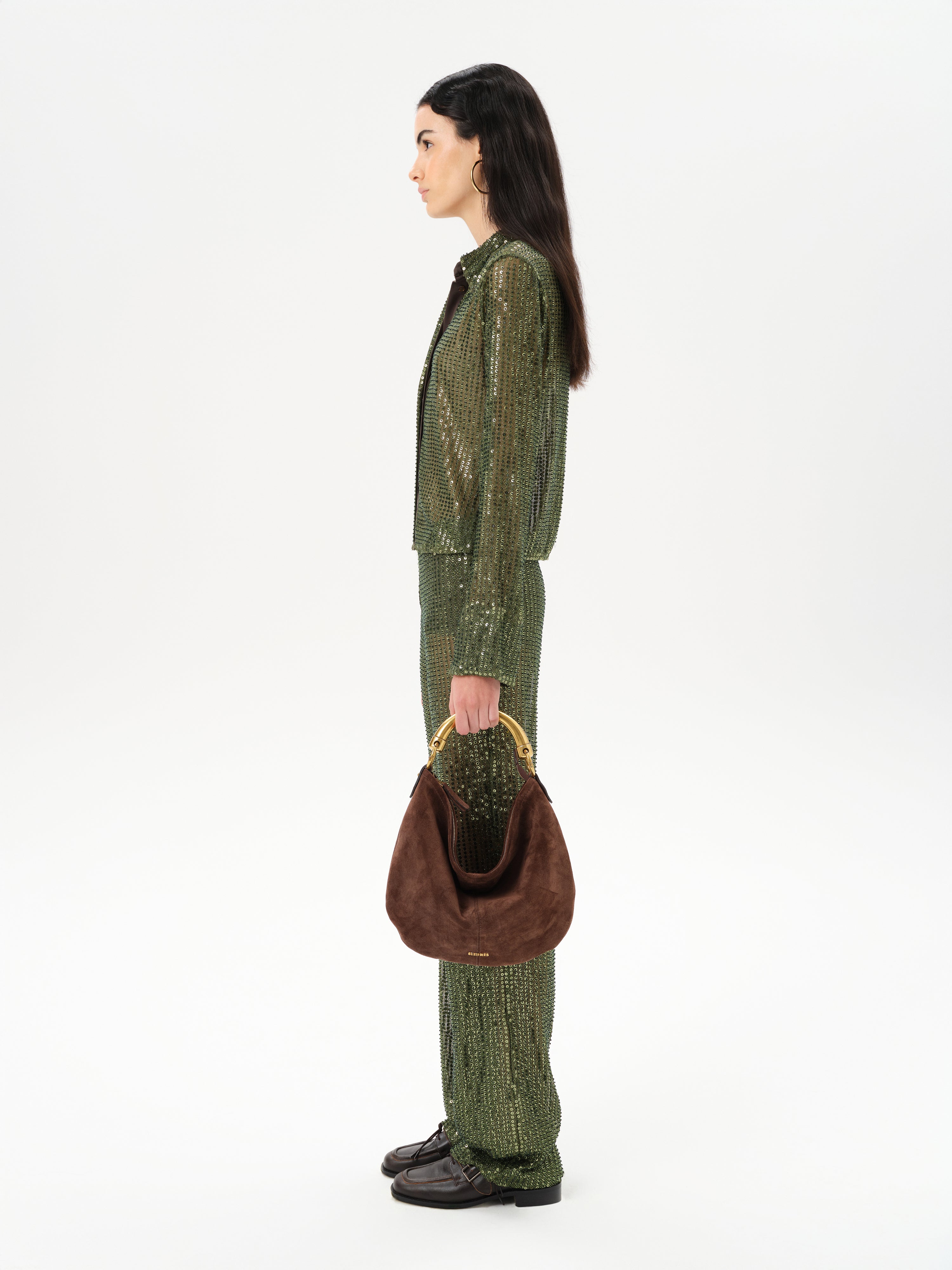 ALEXIUM - Sequin sheer pants