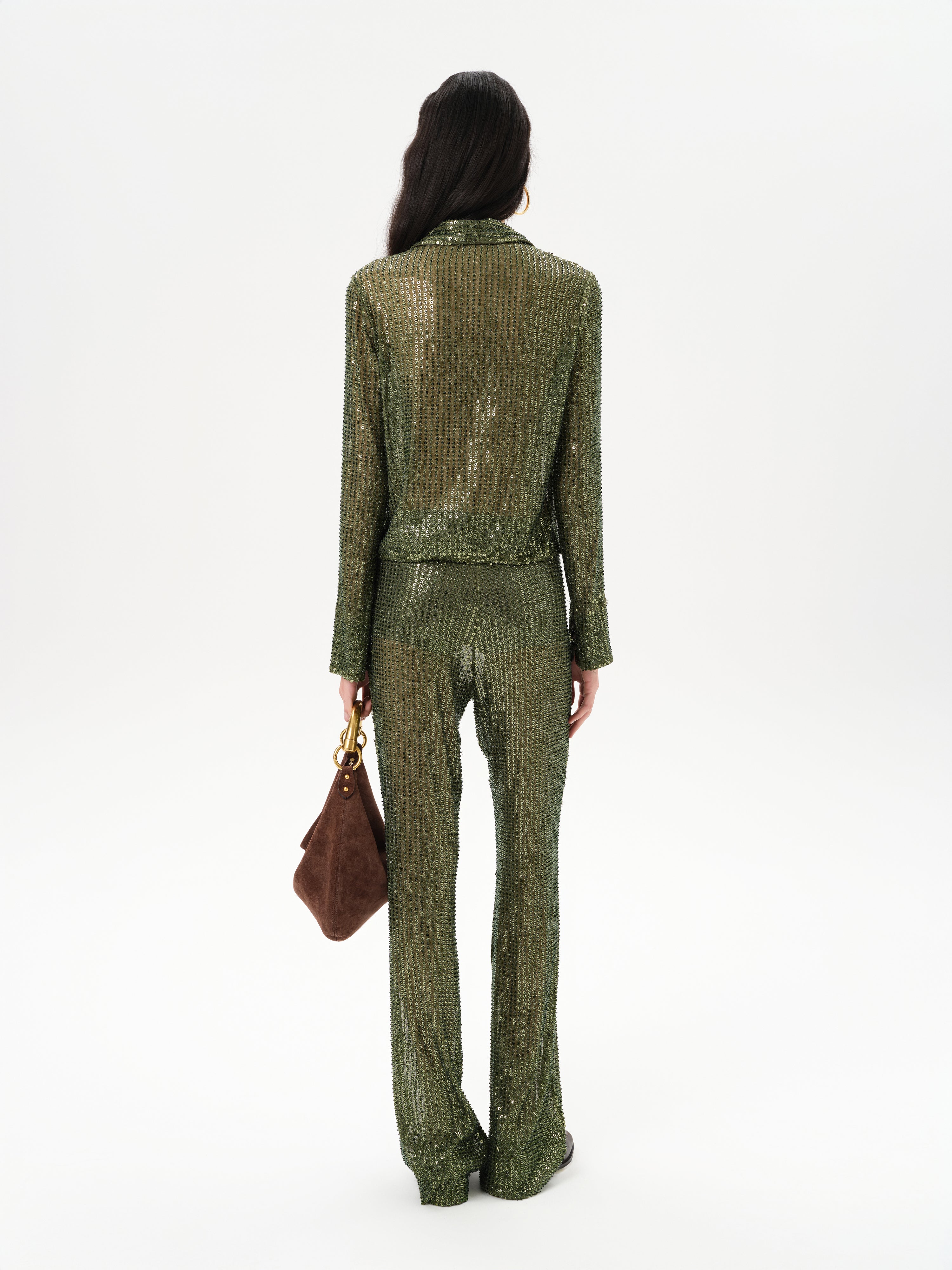 ALEXIUM - Sequin sheer pants