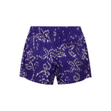ARIANA - Floral print mini satin shorts