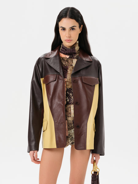 【完売商品】andwang AND logo leather jacket ASEAN_WRS26LE05_b6cc53bd-3a40-