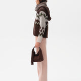BACYS - Zip-up Fair Isle cardigan
