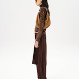 BLANCHE - Studded wrap-style pants