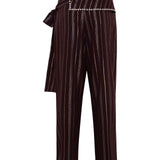 BLANCHE - Studded wrap-style pants