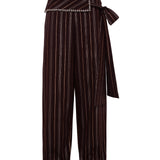 BLANCHE - Studded wrap-style pants