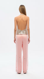 BRITY - Low-rise straight-leg embellished pants