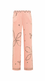 BRITY - Low-rise straight-leg embellished pants