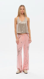 BRITY - Low-rise straight-leg embellished pants