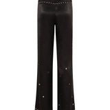 BRITY - Low-rise straight-leg embellished pants