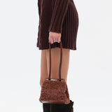 TIA - Leather woven shoulder bag
