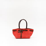 NOA MINI - Mini suede tote bag