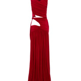 CAMILLA - Maxi jersey dress with cut-out design
