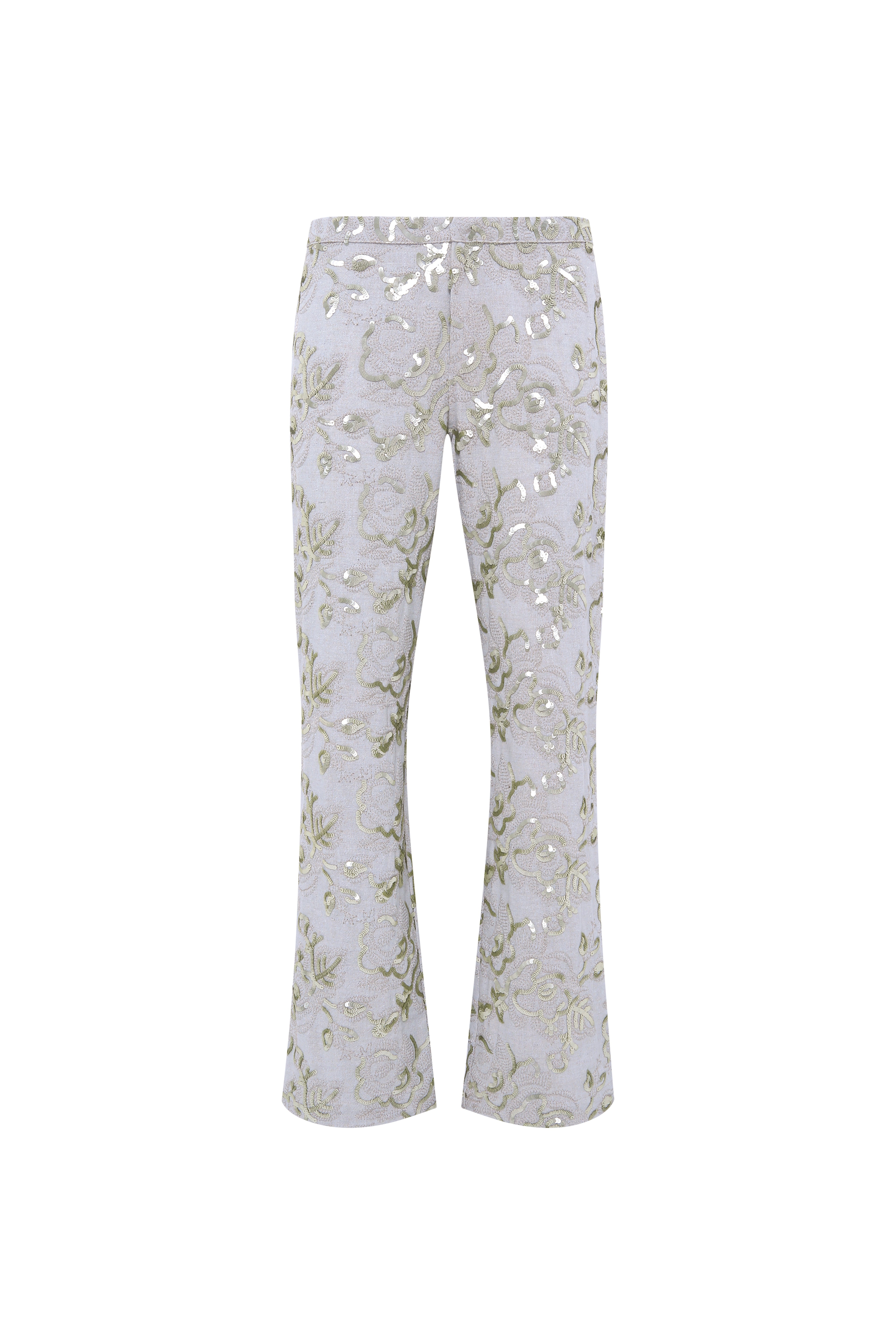 CERA - Floral sequin-embroidered straight-leg pants by SIEDRS | Official  website