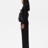 ELORA - High neck cashmere-wool knit