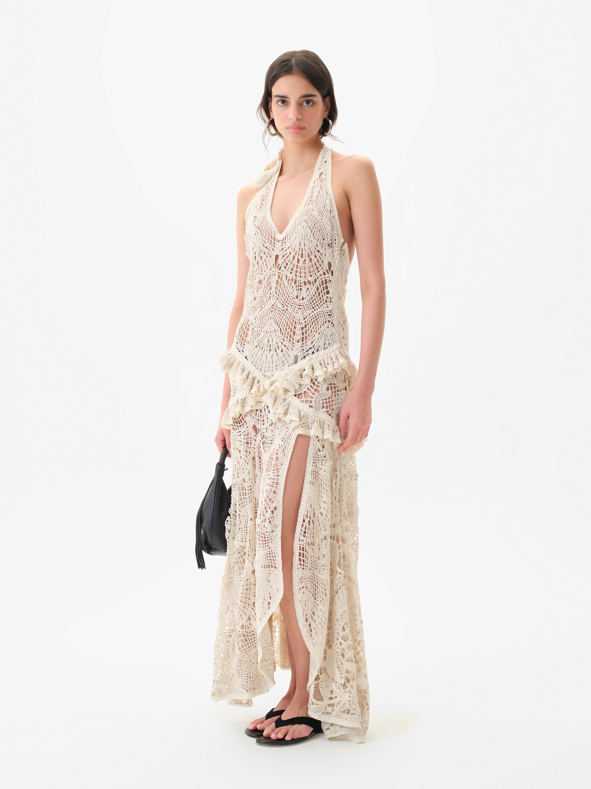 elvira lace dress Elvira Lace Statement Maxi Dress XL (14-16)