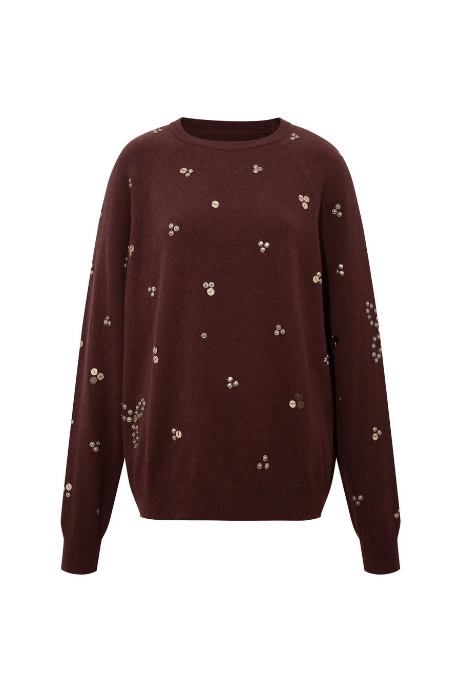 FLES - Embellished crew-neck sweater