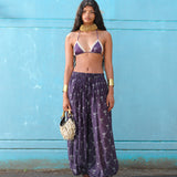 HELIA - Printed voile balloon pants