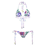 JUNIPER - Printed triangle bikini top