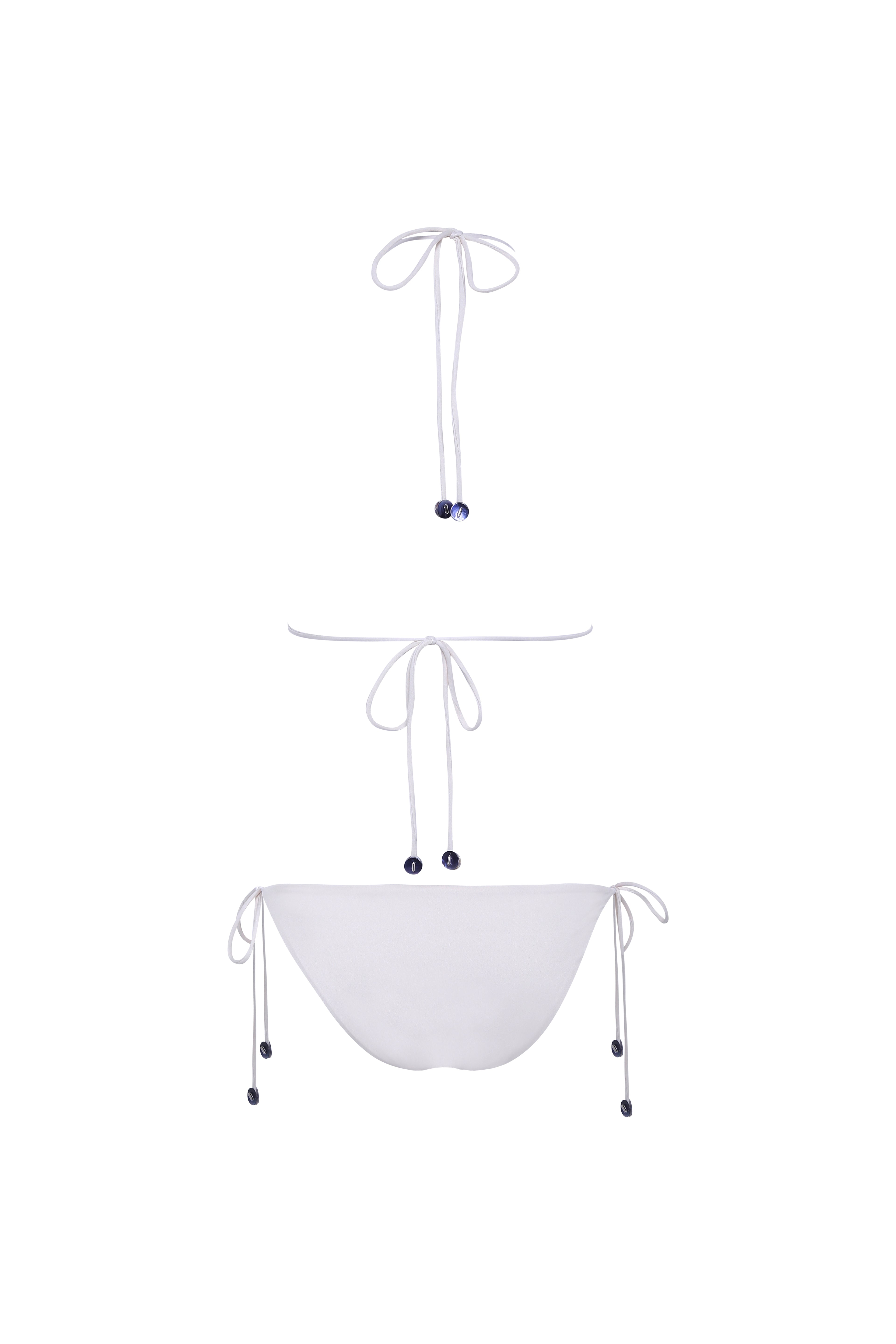 JUNIPER - Embellished triangle bikini top