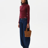 LEA - Mini studded tote handbag