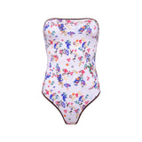 LIOR - Strapless one-piece with contrast stitching