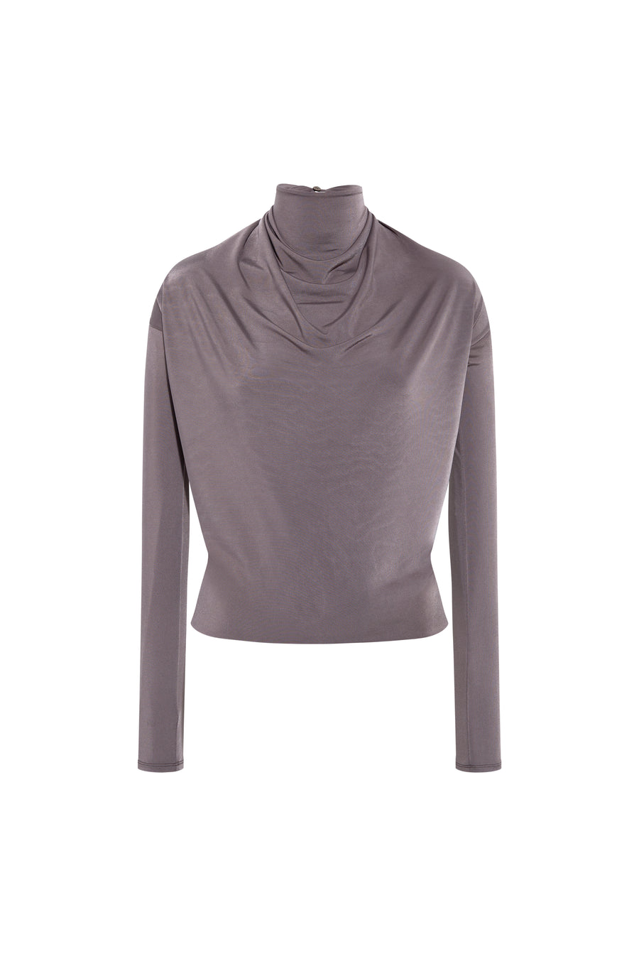 LISE - Open back long sleeved jersey top