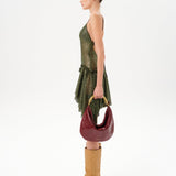 LUSTINA - Open-back sequin mini dress