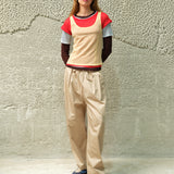 MEL - Color-block layered mesh long sleeve top