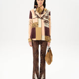 MICLA - Patchwork satin button-down