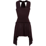 MILLY - Mini mesh dress with cut-out details