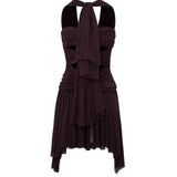 MILLY - Mini mesh dress with cut-out details