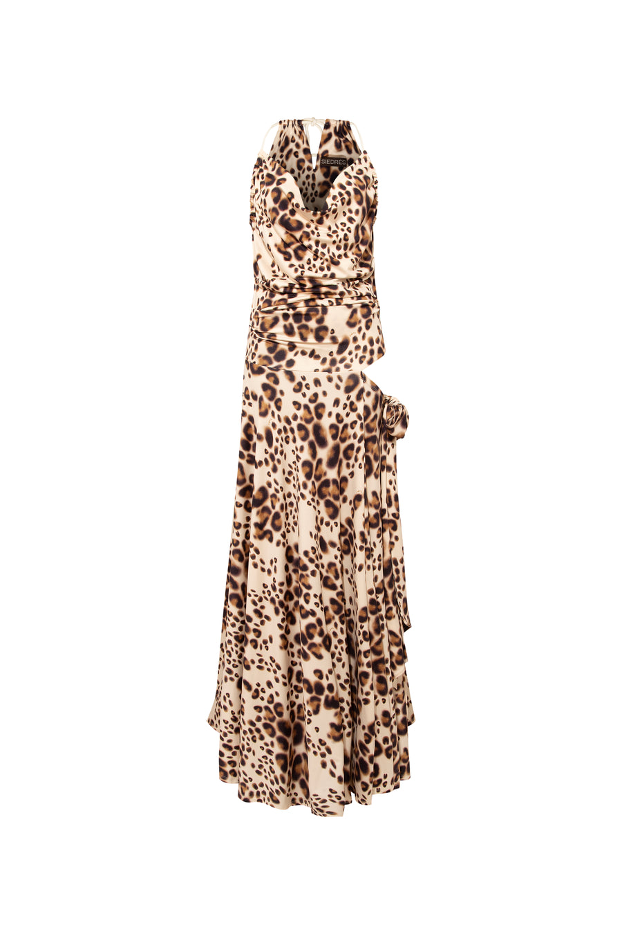 NESTA - Cut-out detailed animal-print dress