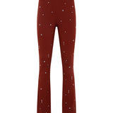 NOTRE - Flared knit pants with studs