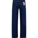 ODETTE - Dark wash jean with turned up cuffs