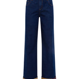 ODETTE - Dark wash jean with turned up cuffs