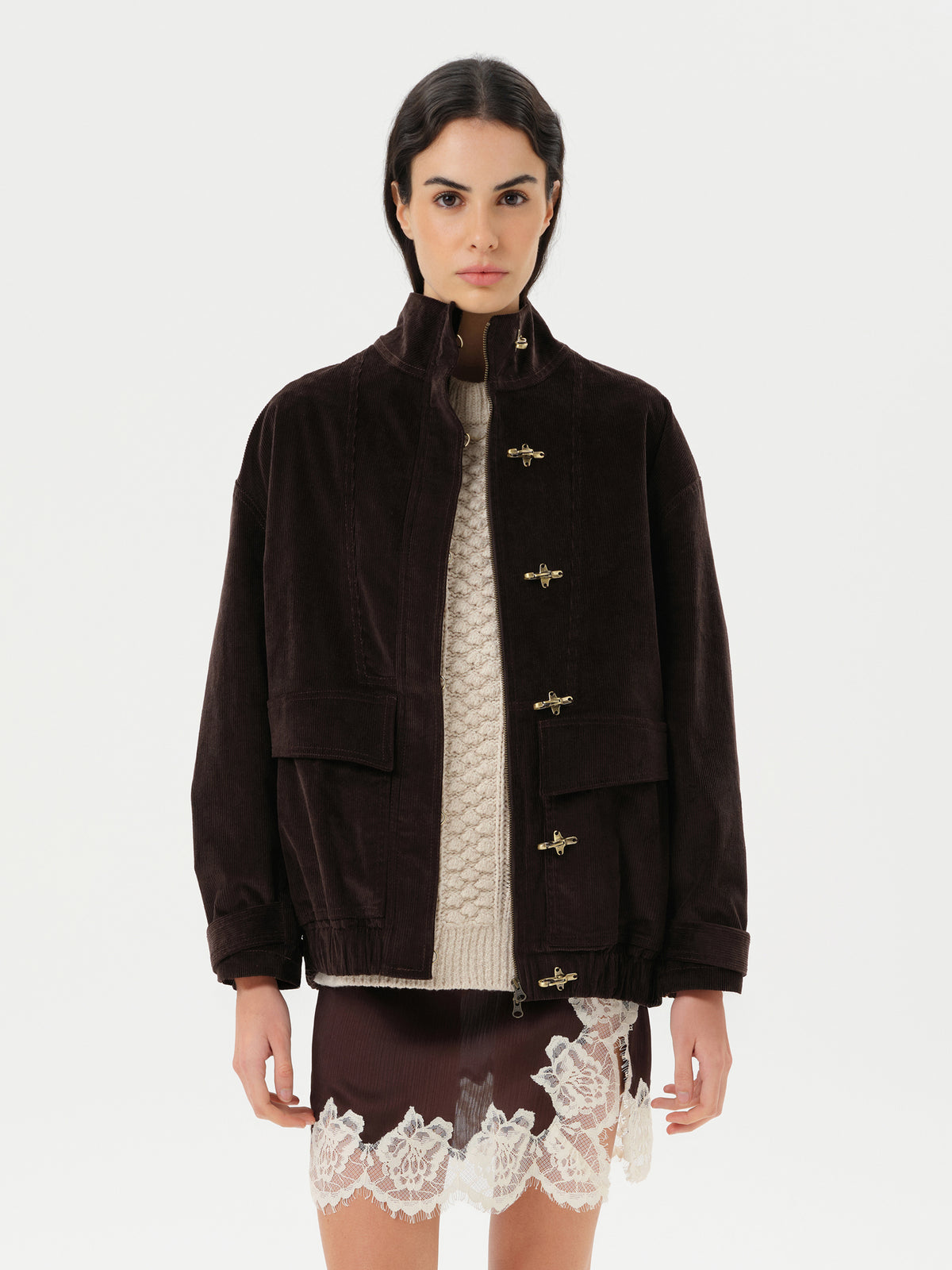 POLCA - Oversized corduroy jacket by SIEDRÉS | Official website