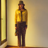 REMY - Floral print straight-leg pants