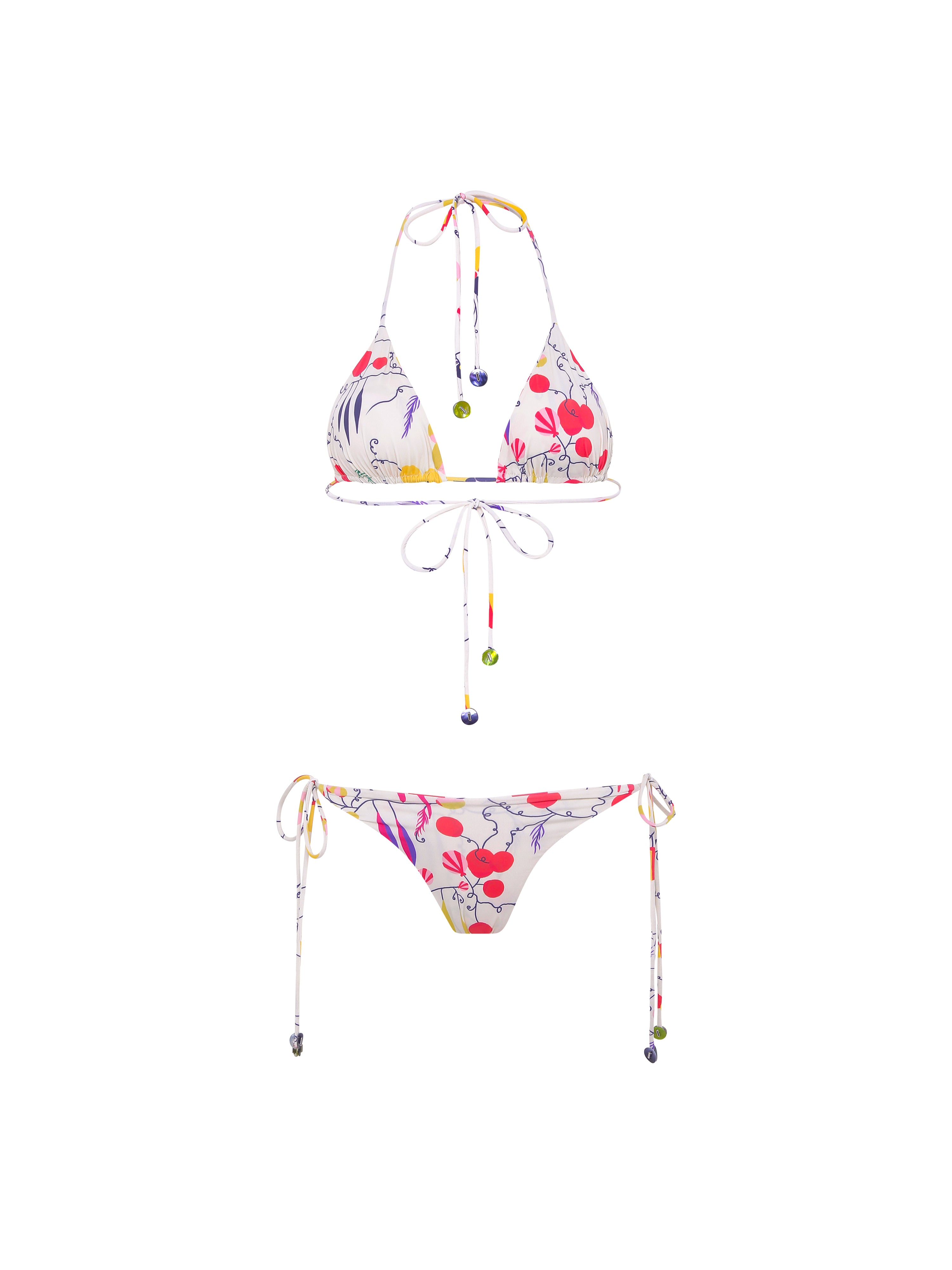 ROM - Tie-detailed low-rise bikini briefs
